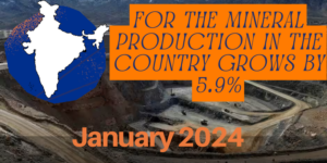 Mineral Production in the Country Grows by 5.9%