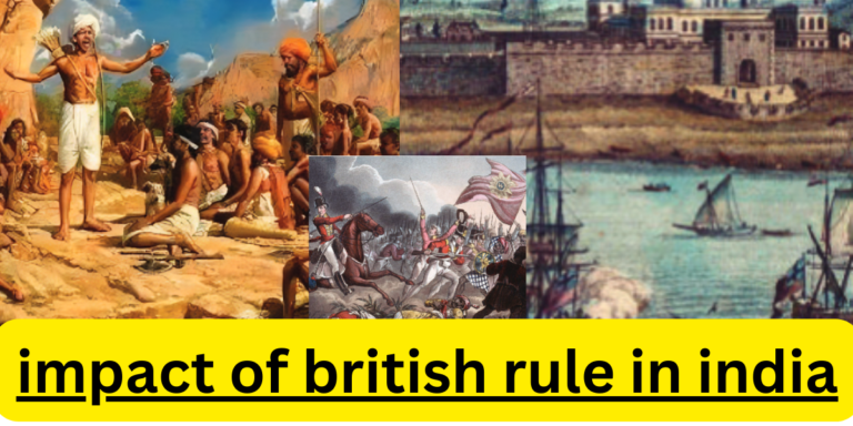 impact of british rule in india